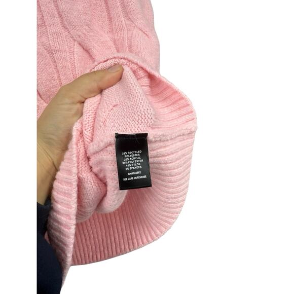 Torrid Vegan Cashmere Light Pink Cable Knit Sweater Vest Womens Plus 5 5XL 28 - Picture 4 of 6